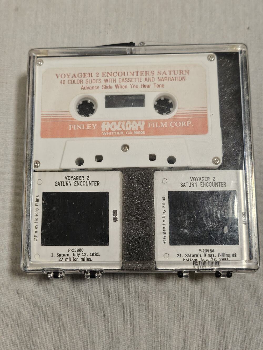 Finley Holiday Film Corp Space Shuttle ‘1977-1984 40 SLIDES / CASSETTE TAPE SET
